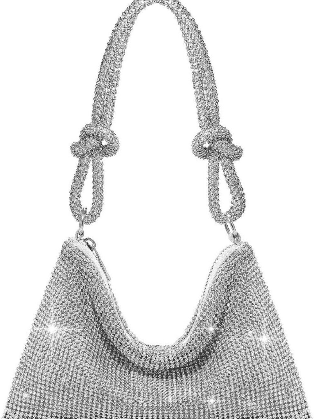 Sparkling Rhinestone Evening Clutch Bag for Women | Dressy Sequin Purse